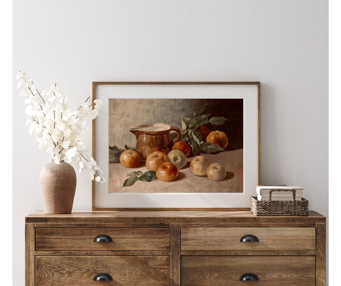 Apples and Jug - Vintage Still Life - Image 4
