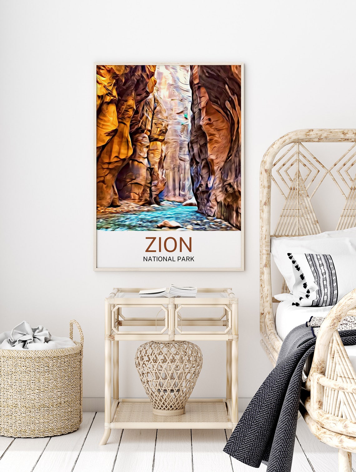 Zion National Park Print Zion National Park Art Zion National Park Wall Art Zion National Park Art Print Zion National Park Artwork - Image 2