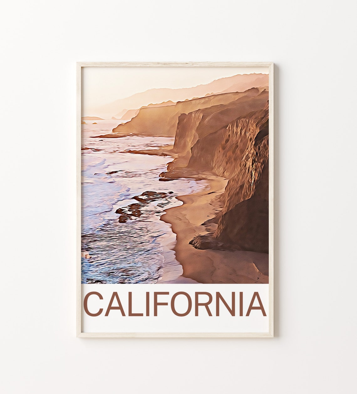 California Travel Print California Wall Art California Art California Artwork California Art Print California Gift California Poster