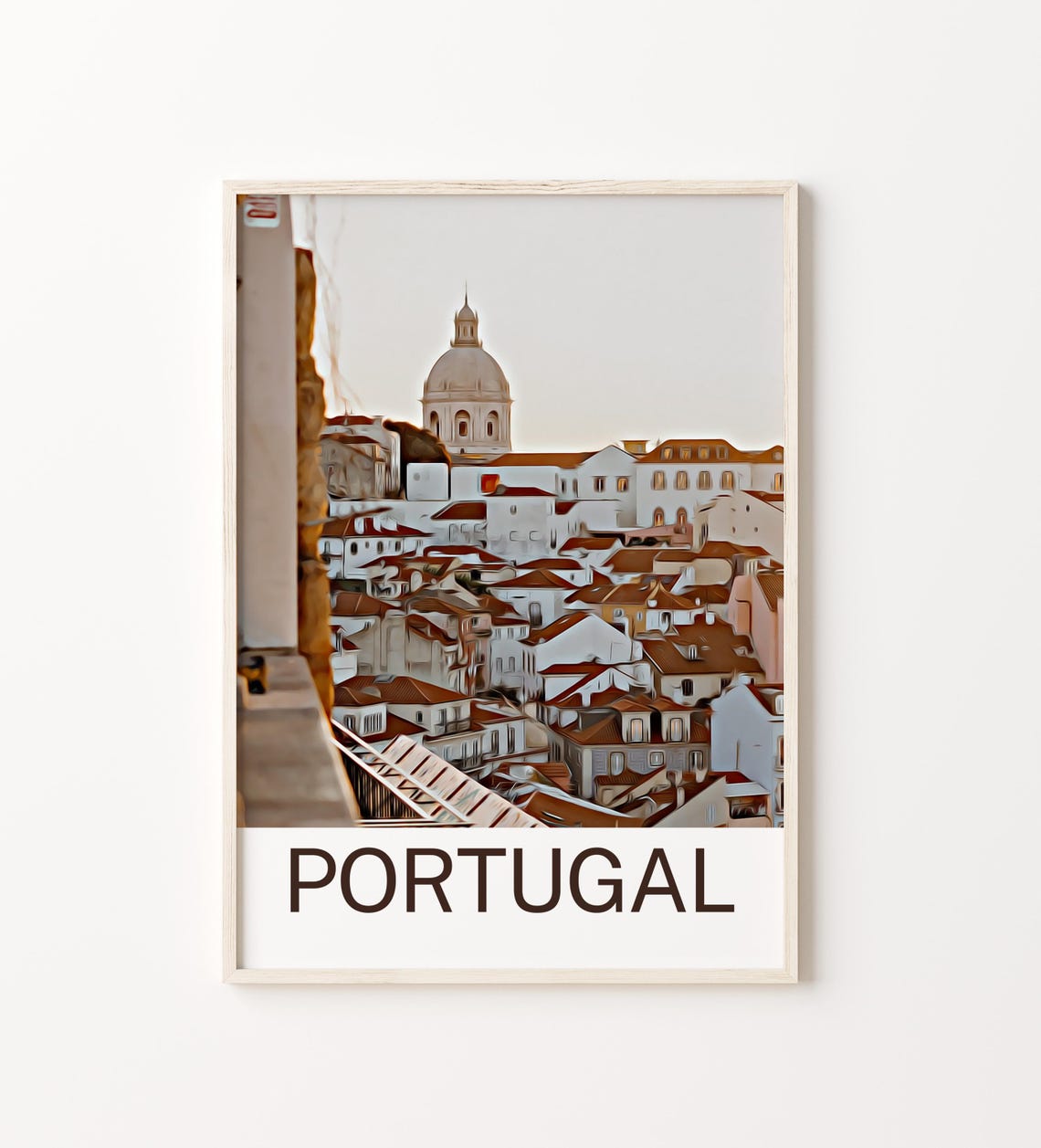 Portugal Print Portugal Wall Art Print Portugal Poster Portugal Wall Decor Portugal Artwork Home Decor Gift Travel Poster Gift