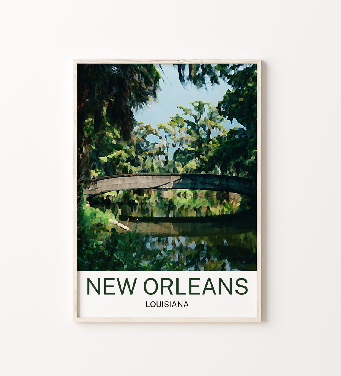 New Orleans New Orleans Print New Orleans Wall Art New Orleans Poster New Orleans Painting New Orleans New Orleans Gift