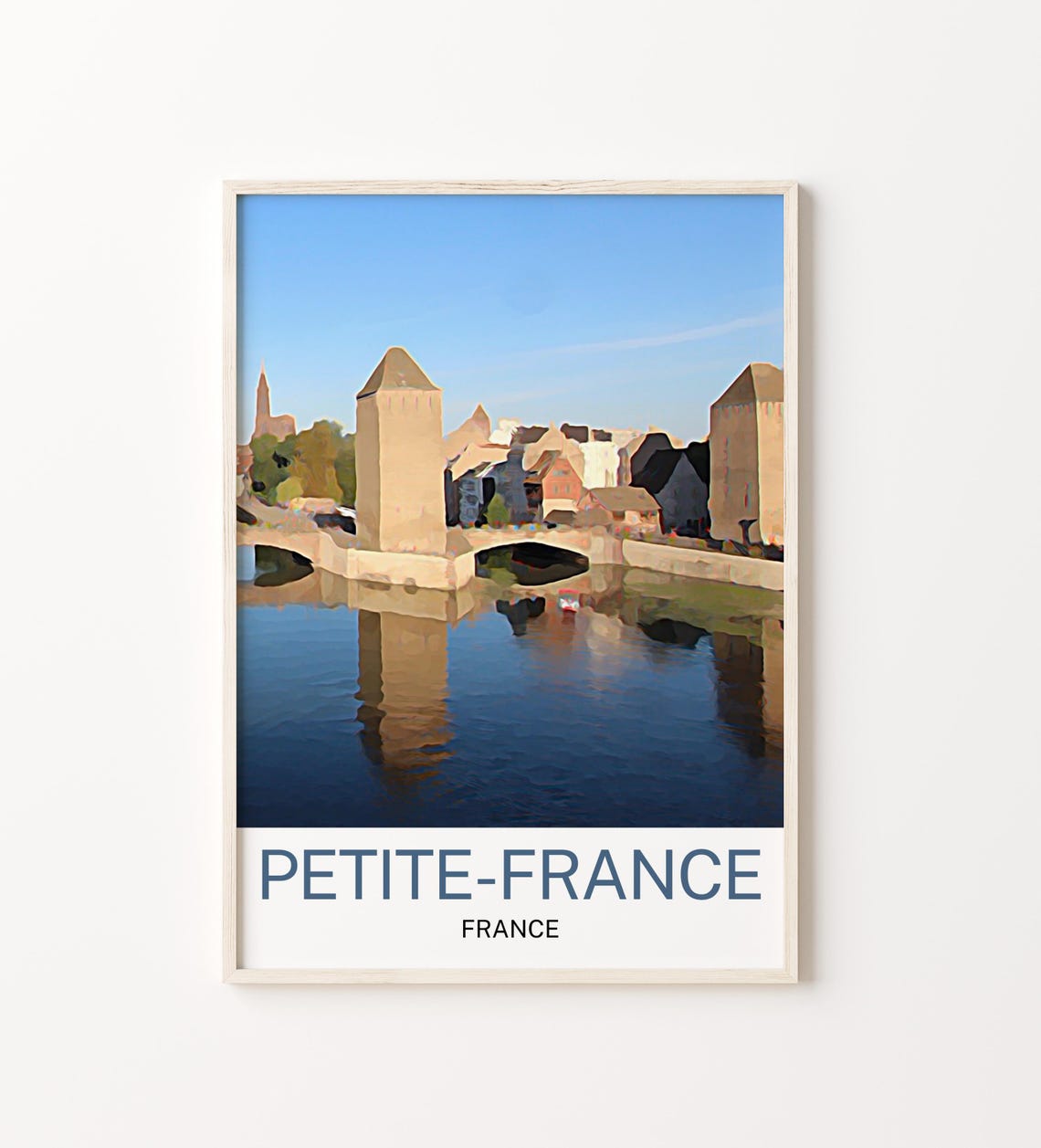 Petite France Petite France Print Petite France Wall Art Petite France Poster Petite France Painting Petite France Petite France Gift