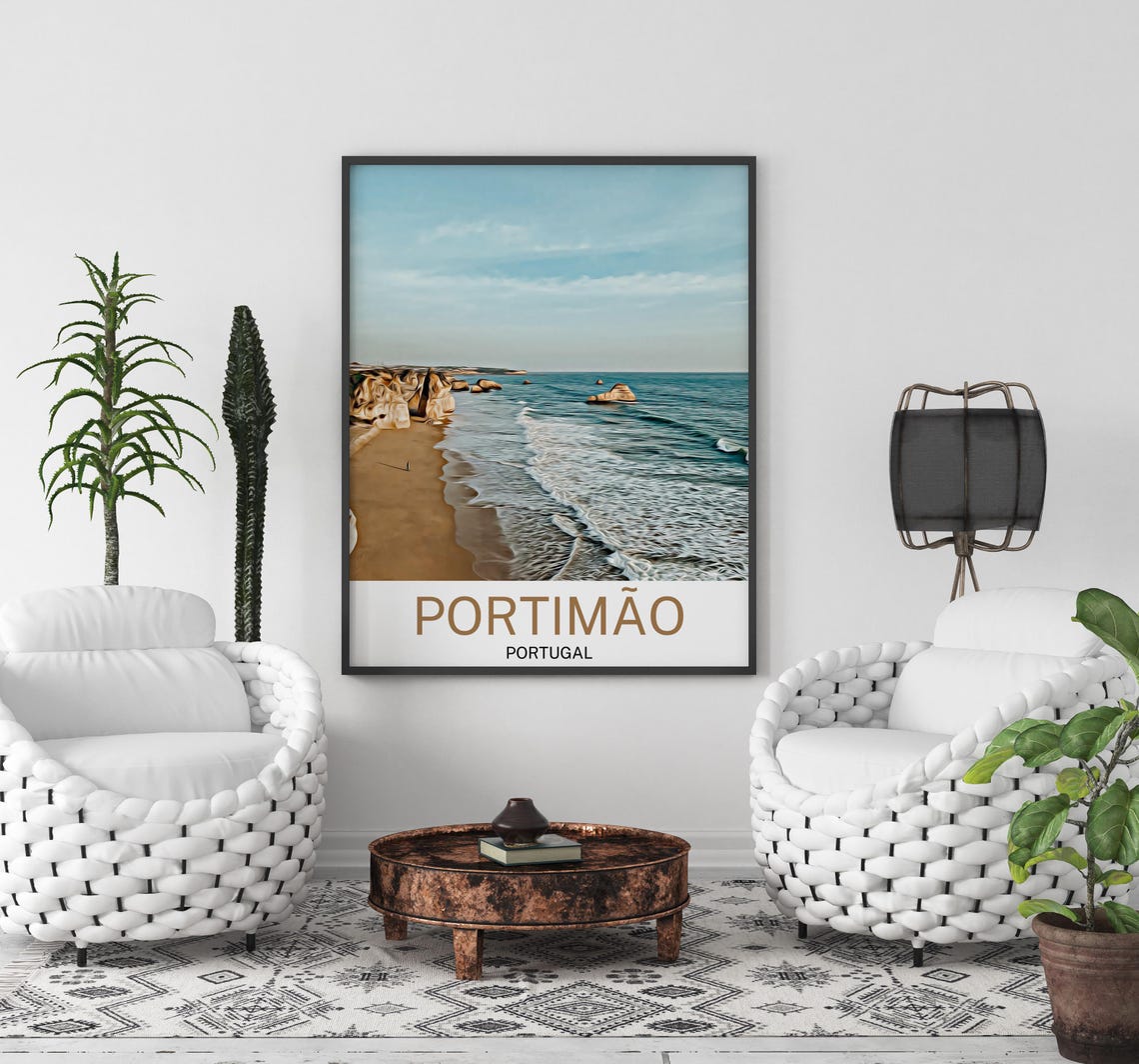 Portimao Portimao Print Portimao Wall Art Portimao Poster Portimao Painting Portimao Gift Travel Poster Print - Image 2