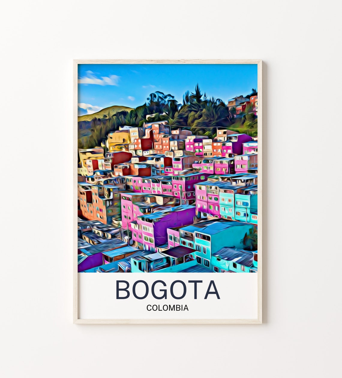 Bogota Bogota Print Bogota Wall Art Bogota Poster Bogota Wall Decor Bogota Souvenir Bogota Poster Bogota Gift Travel