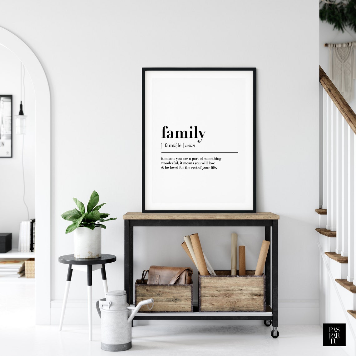 Family Definition Wall Art Print Family Art Dictionary Art Print Family Wall Decor Family Fun Sign Gift For Mom Gift For Parents - Image 5