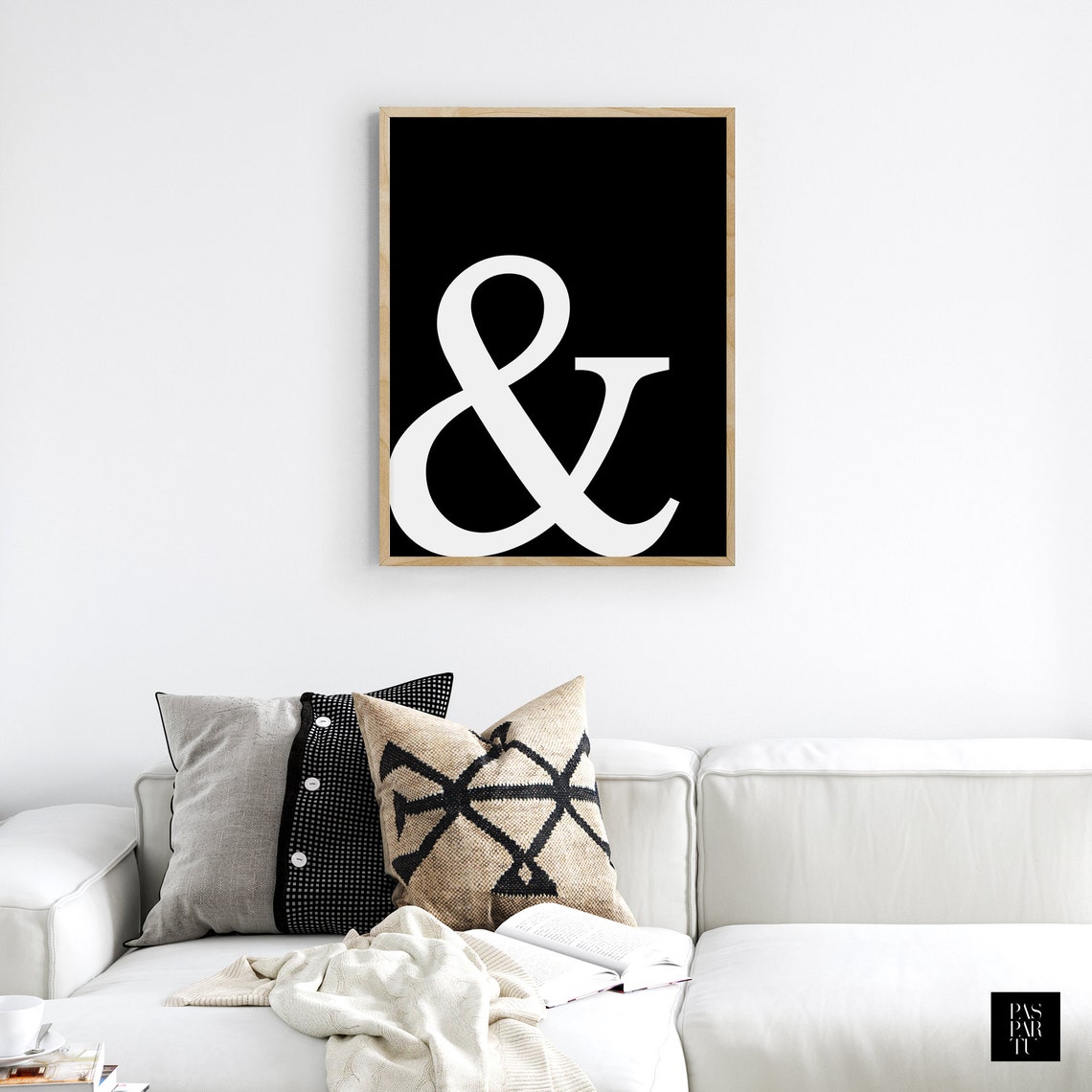 Ampersand Typography Art Print, Office Wall Decor - Image 4