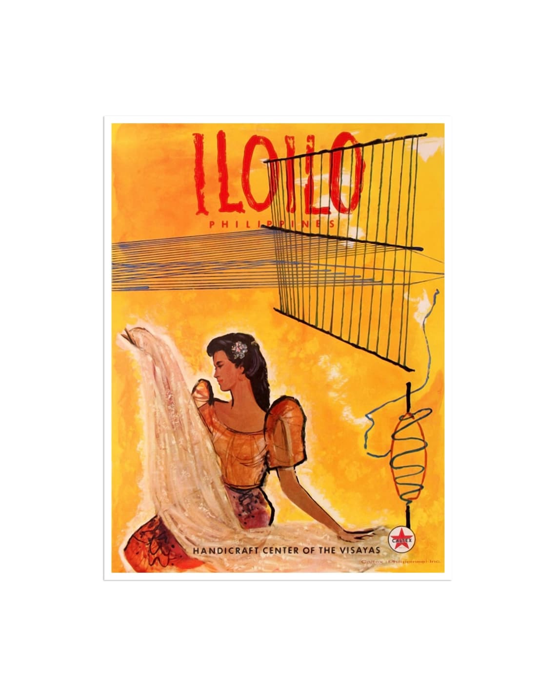 Iloilo Philippines Travel Poster Art Print