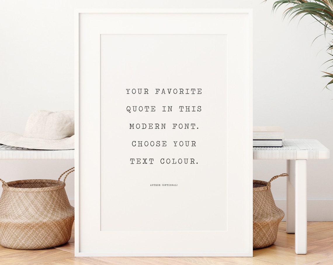 Custom Quote Print, Personalized Gift - Image 4