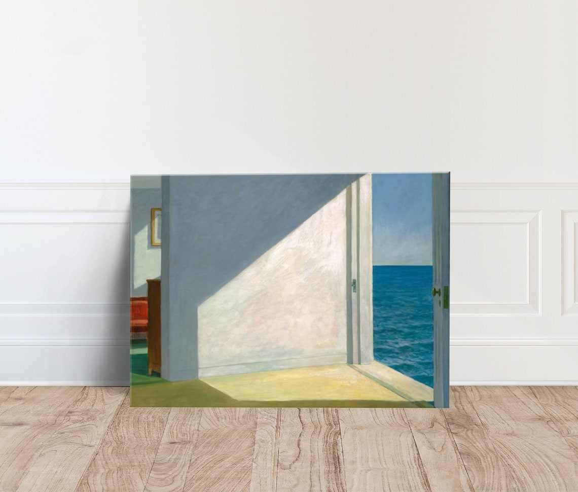 Edward Hopper Rooms by the Sea Ocean Light Coastal Art Poster