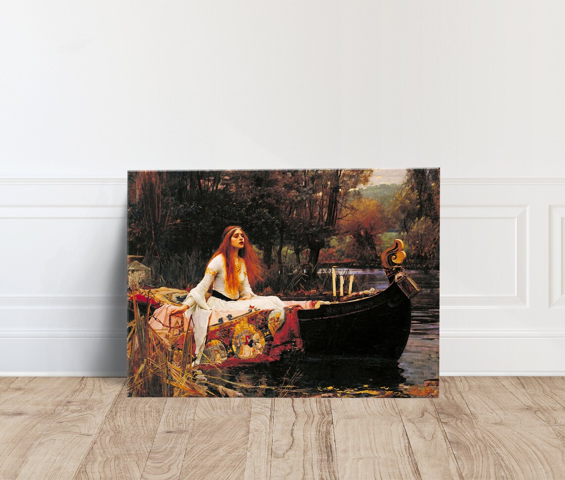 The Lady of Shalott 1888 John William Waterhouse Classic Art Poster