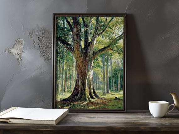 Forest In Springtime Armand Guillaumin Inspired Poster Art Print Wall Decor Impressionism Prints Posters Prisnt