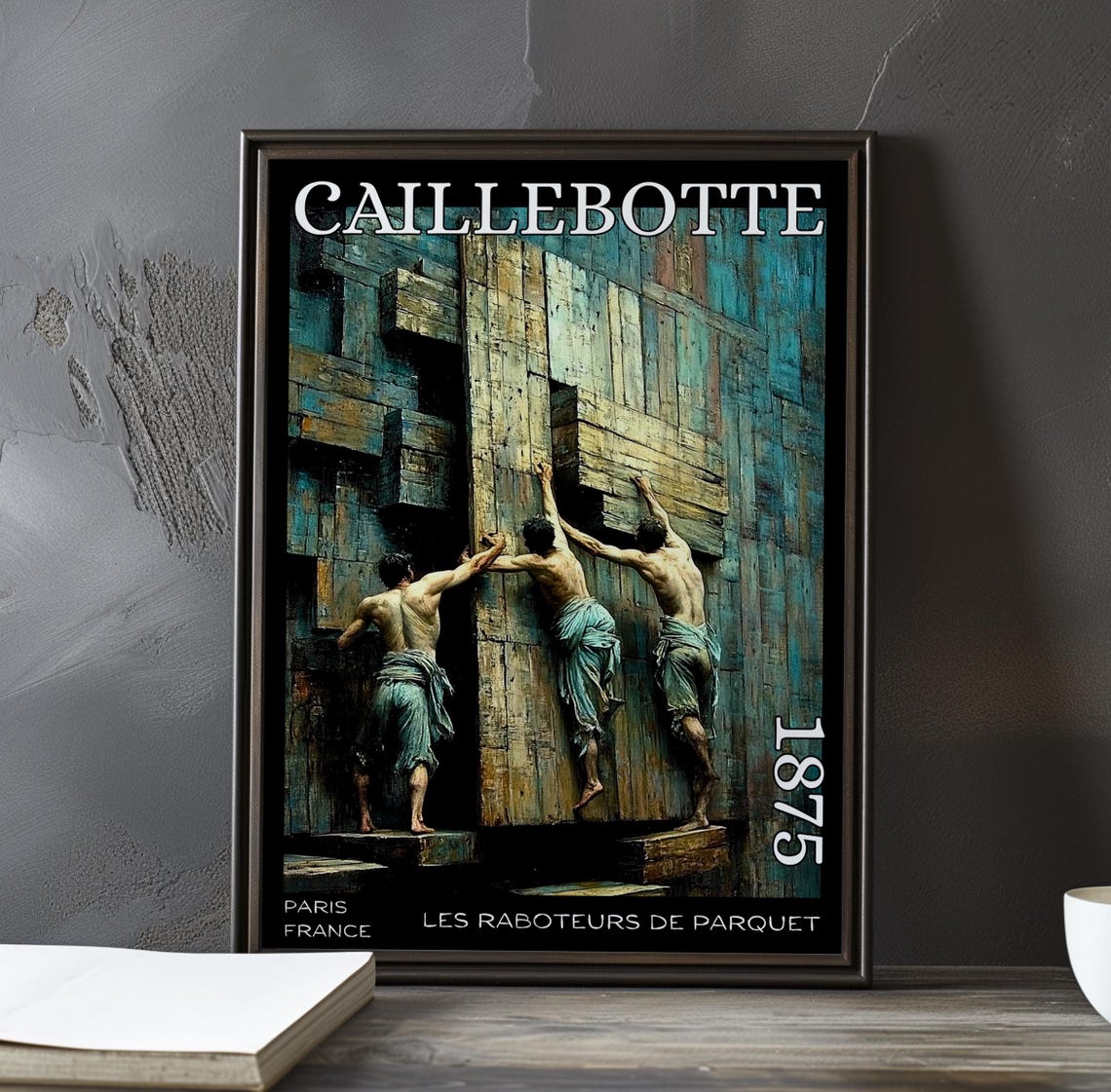 Caillebotte Les Raboteurs de Parquet Plank Wall Workers Poster