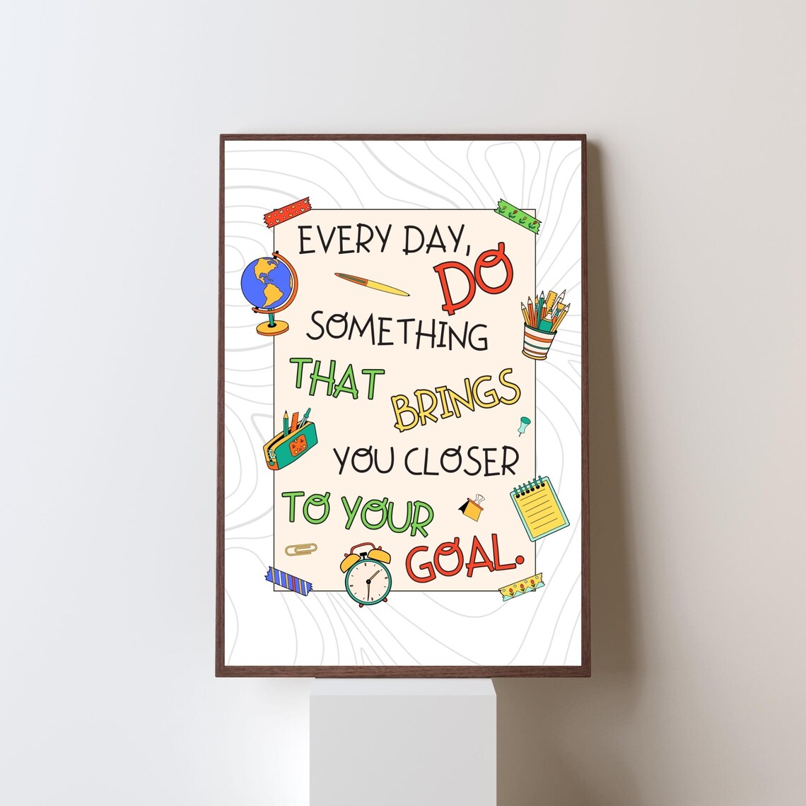 Doodle Fun Classroom Poster Motivational Art Wall Decor For Kids School