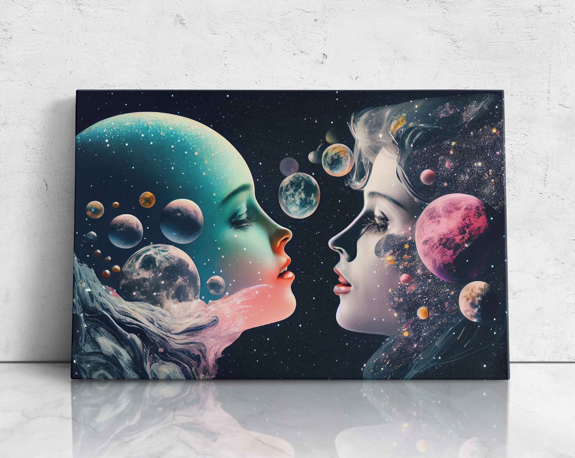 Bubblepunk Space Surrealism Art Print