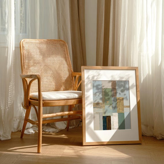 Abstract Geometric Wall Art Set Of 3 Neutral Modern Prints Trendy Home Gallery
