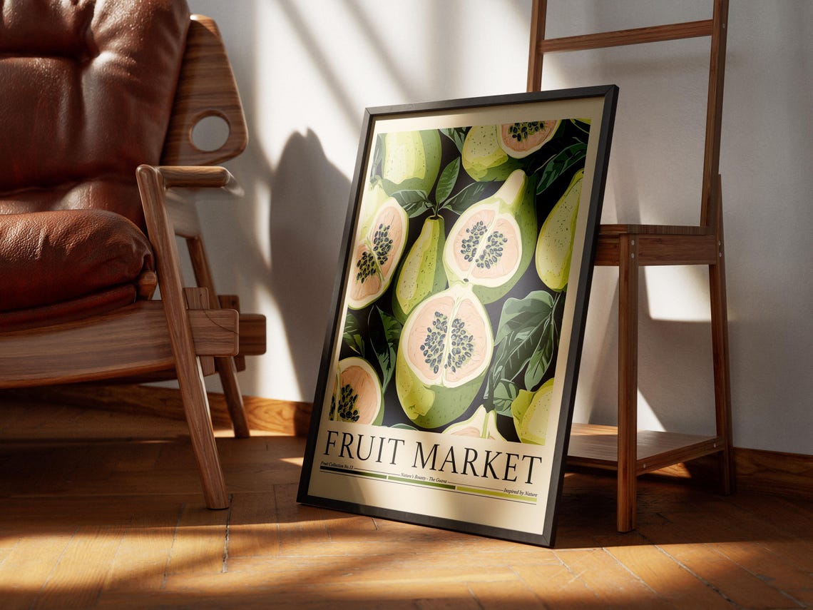 Guava Fruit Market Poster, Kitchen Wall Decor - Image 5