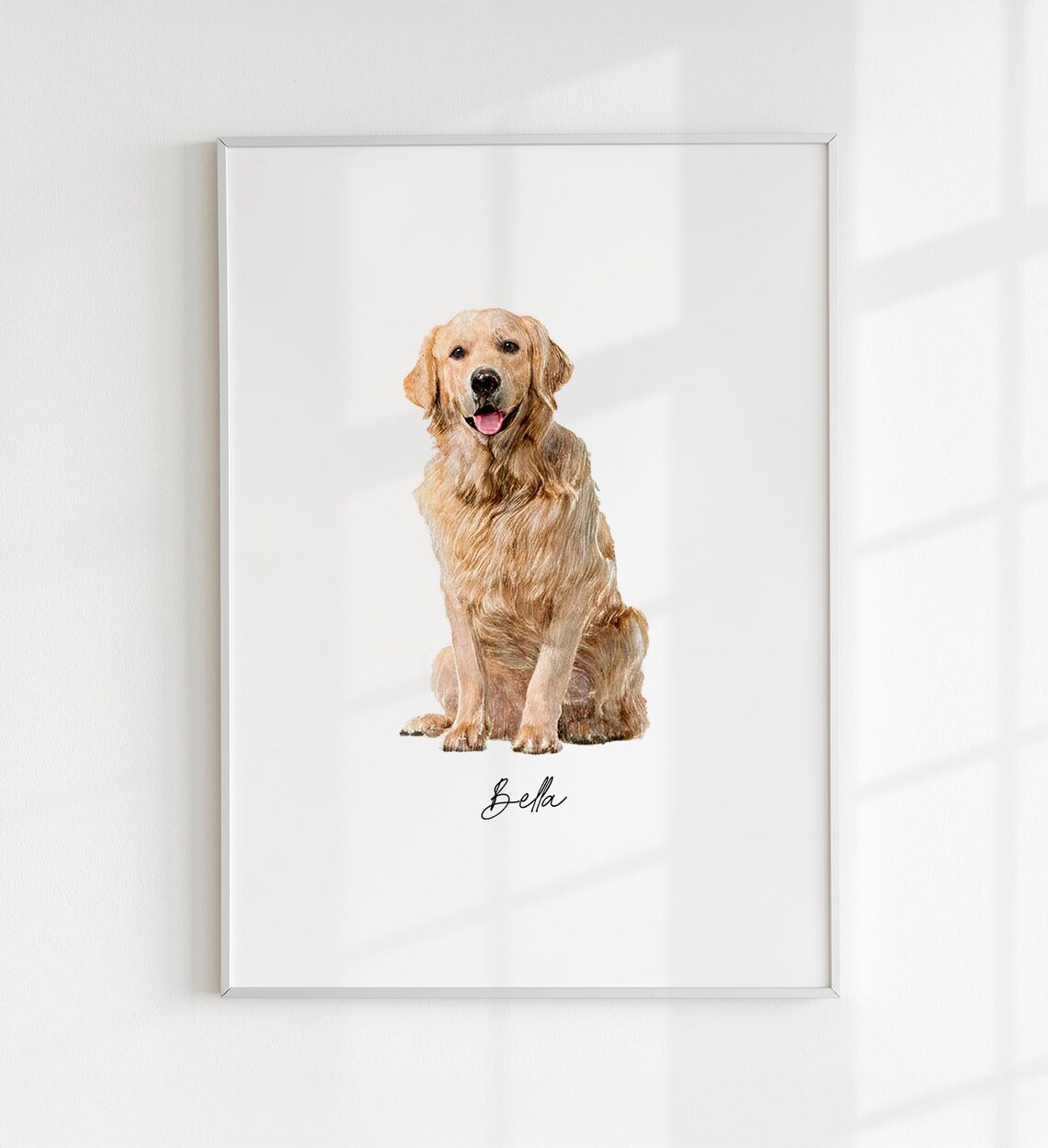 Custom Watercolor Pet Portrait Personalized French Bulldog Art Print - Image 4