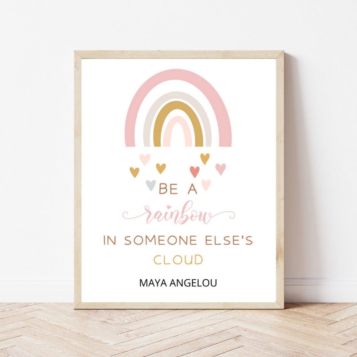 Be A Rainbow in Someone Else's Cloud Art Print - Image 2