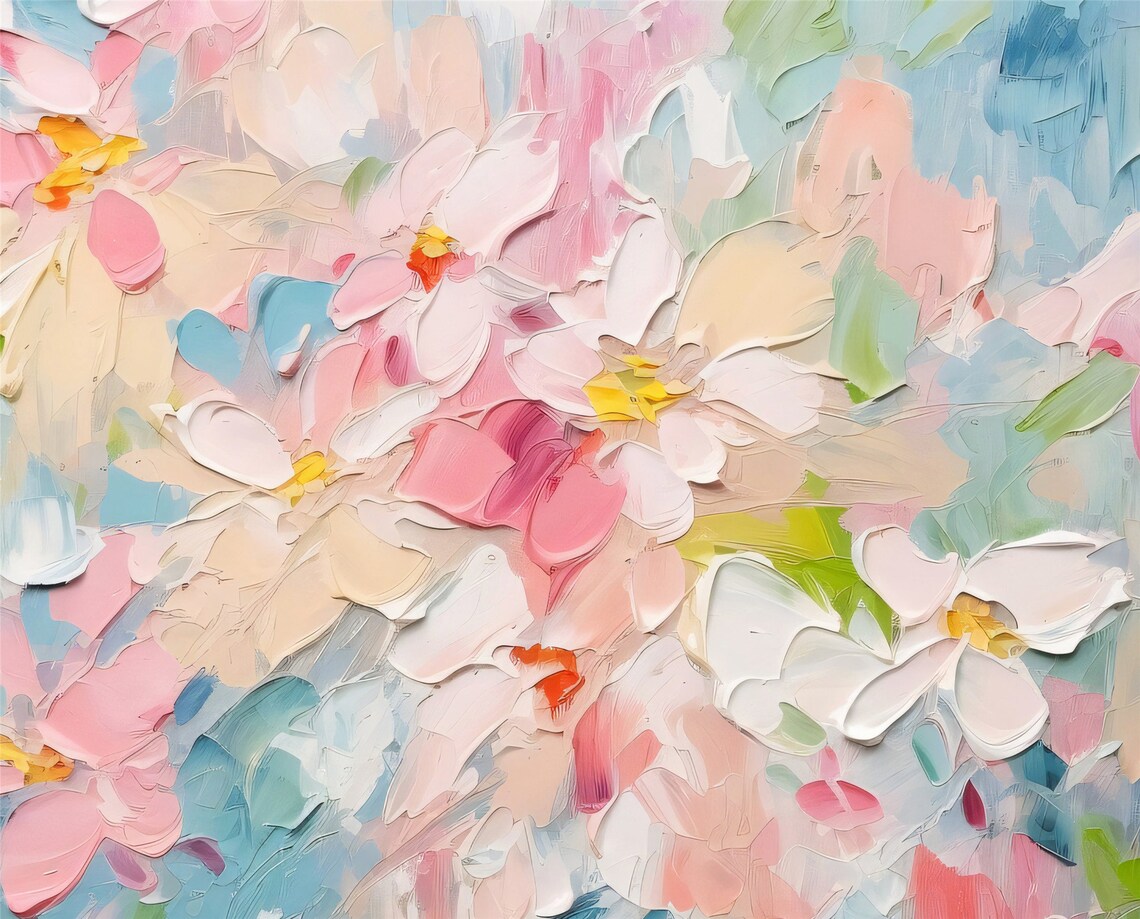 Personalized Abstract Flower Acrylic Art Print, Pink Floral - Image 5