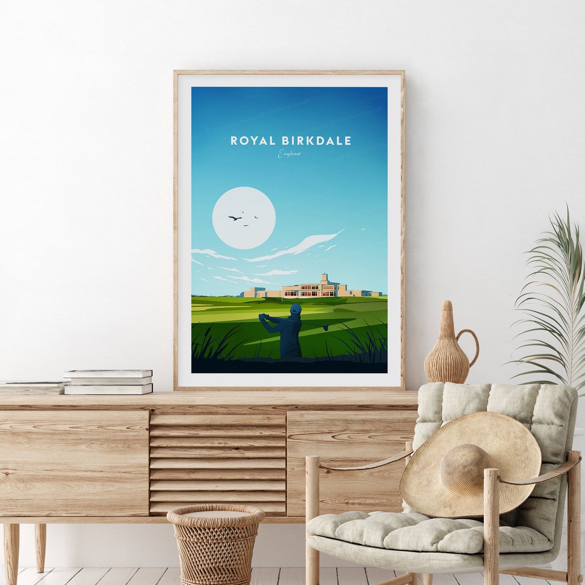 Royal Birkdale England Golf Course Links Championship Poster