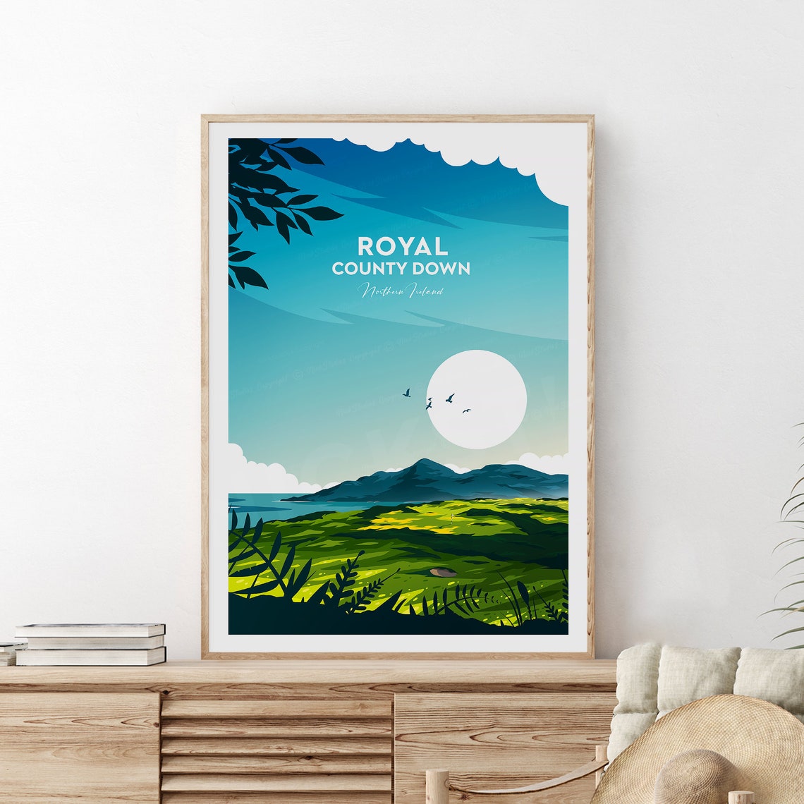 Royal County Down Northern Ireland Golf Links Sunrise Poster