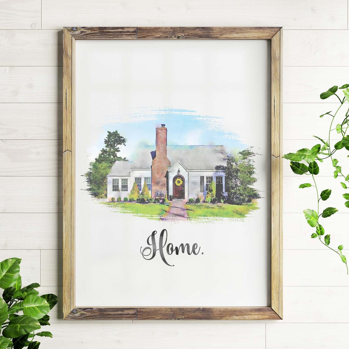 Custom House Portrait - Watercolor - Image 4