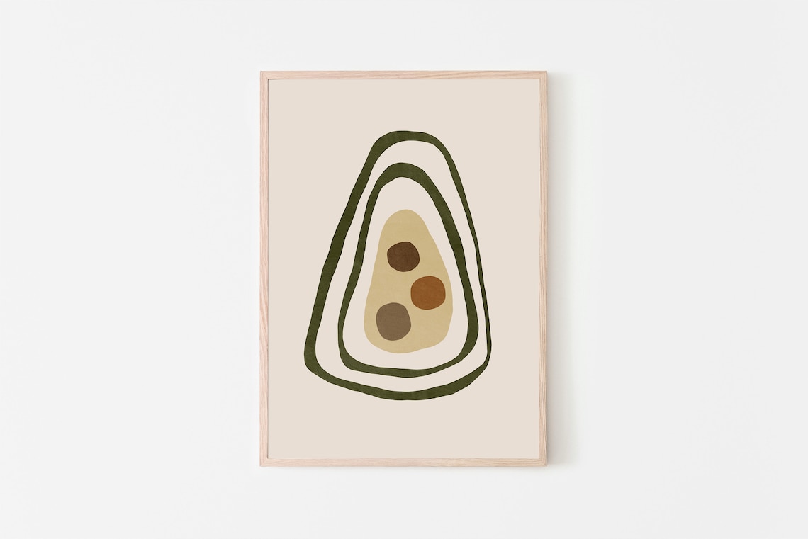 Rice Dumpling Dim Sum Art Print, Modern Asian Food