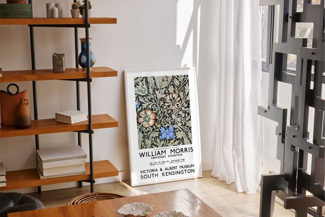 William Morris Centenary Exhibition Victoria Albert Museum Poster - Image 2