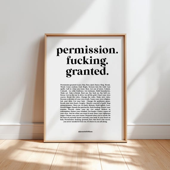 Empowerment Print For Creative Women Bold Manifesto Wall Art Writers And Artists Reclaiming Their Voice