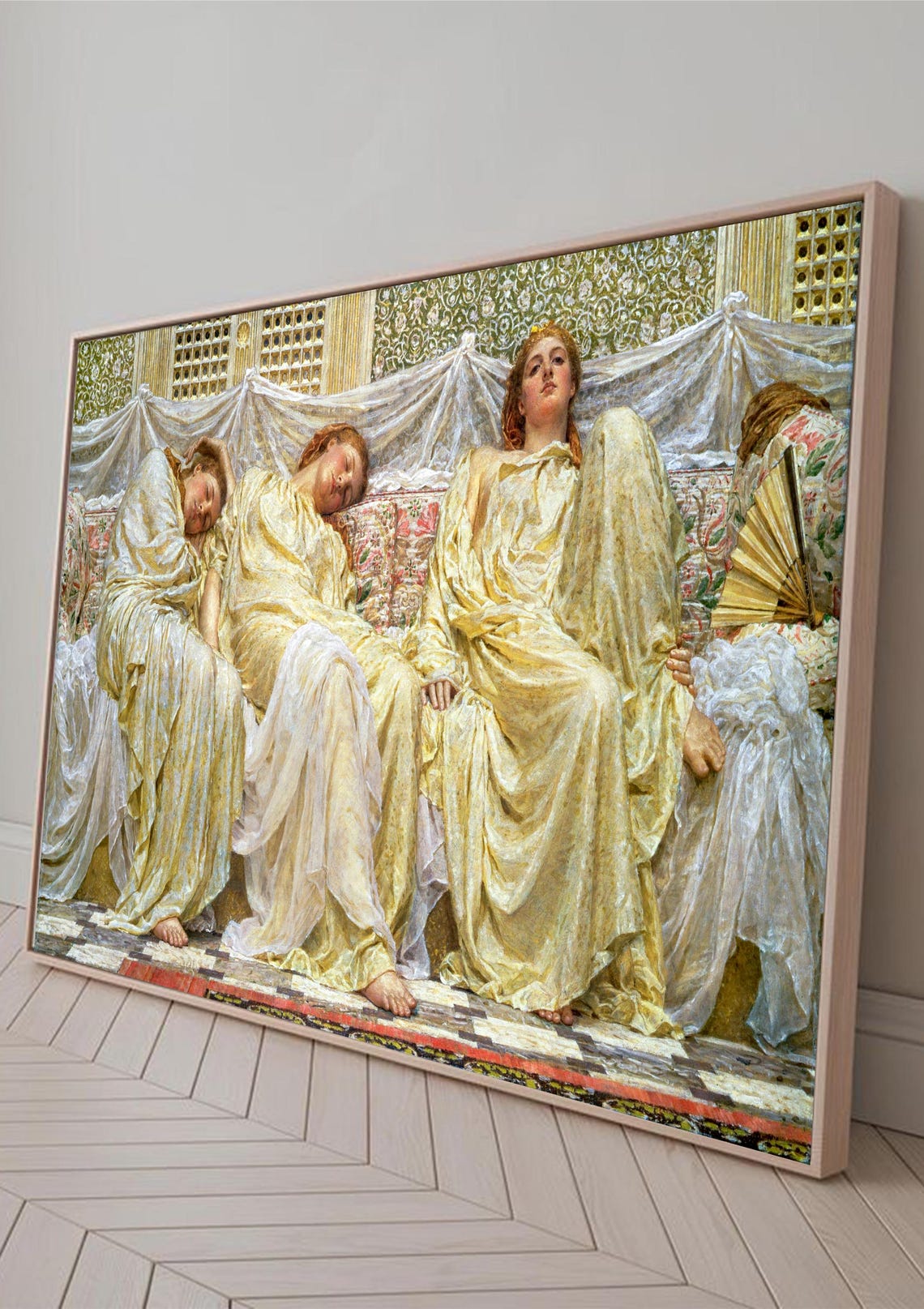 Albert Joseph Moore Dreamers Art Print - Image 3