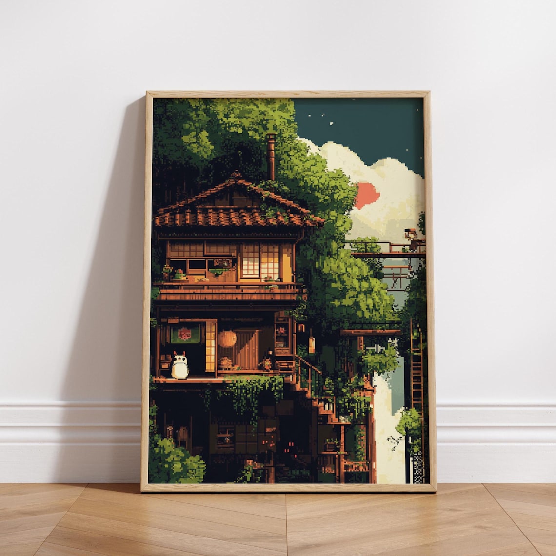 Whimsical Nature Poster Collection Cozy Wall Art For Home Decor Gallery Gift Lovers Retro