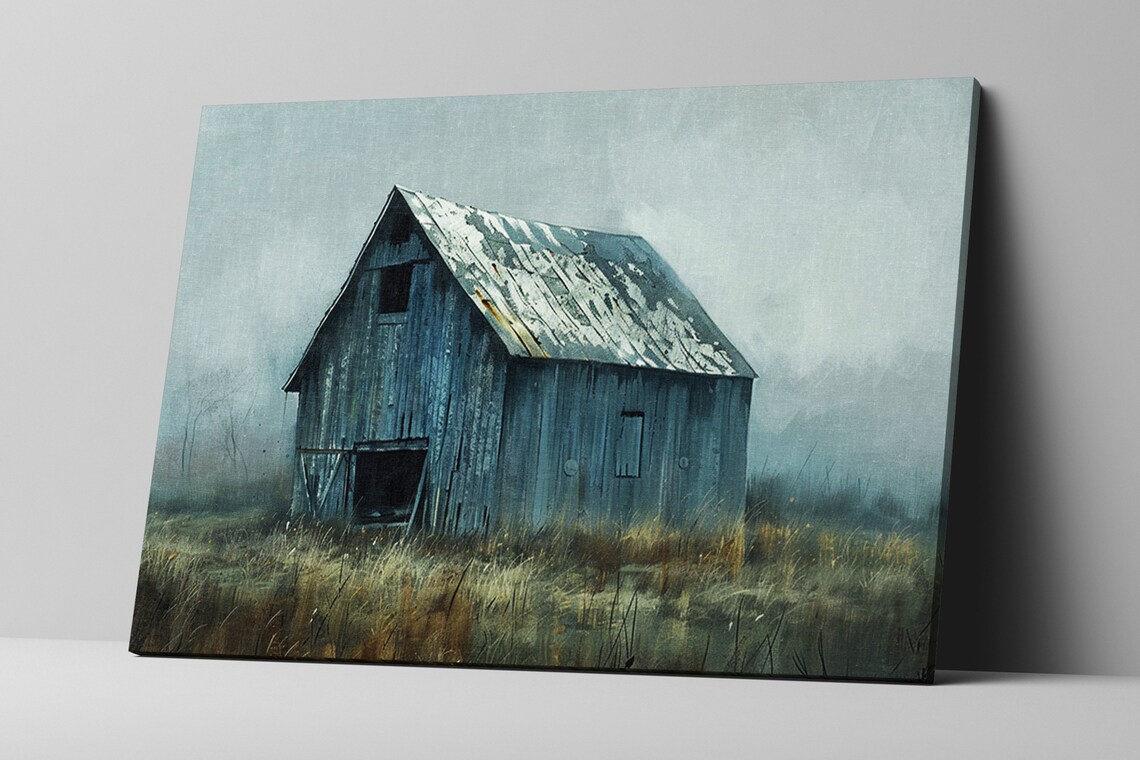 Rustic Farmhouse Barn Art Print, Farmhouse Wall Decor - Image 5