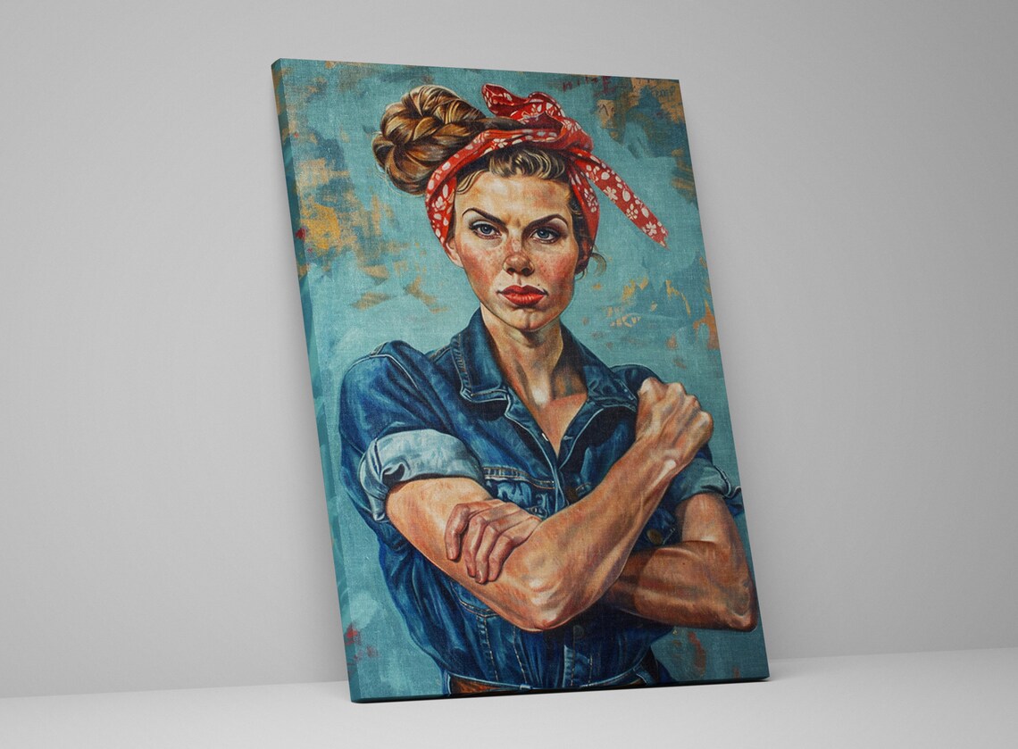 Rosie The Riveter Wall Art Print, Cultural Icon - Image 4