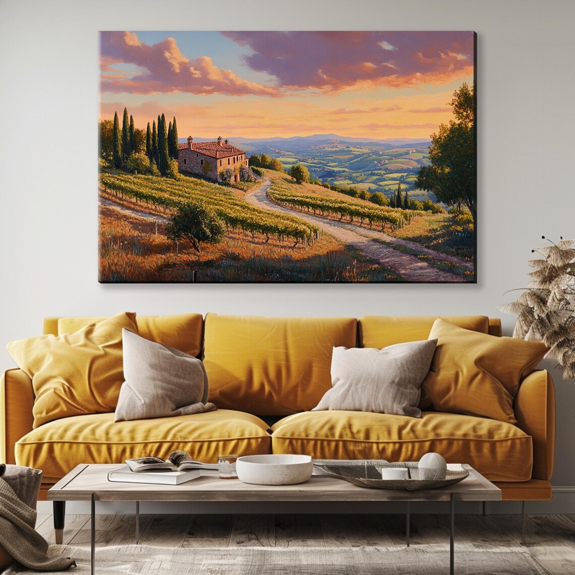 Tuscany Landscape Art Print, Europe Travel Decor - Image 5