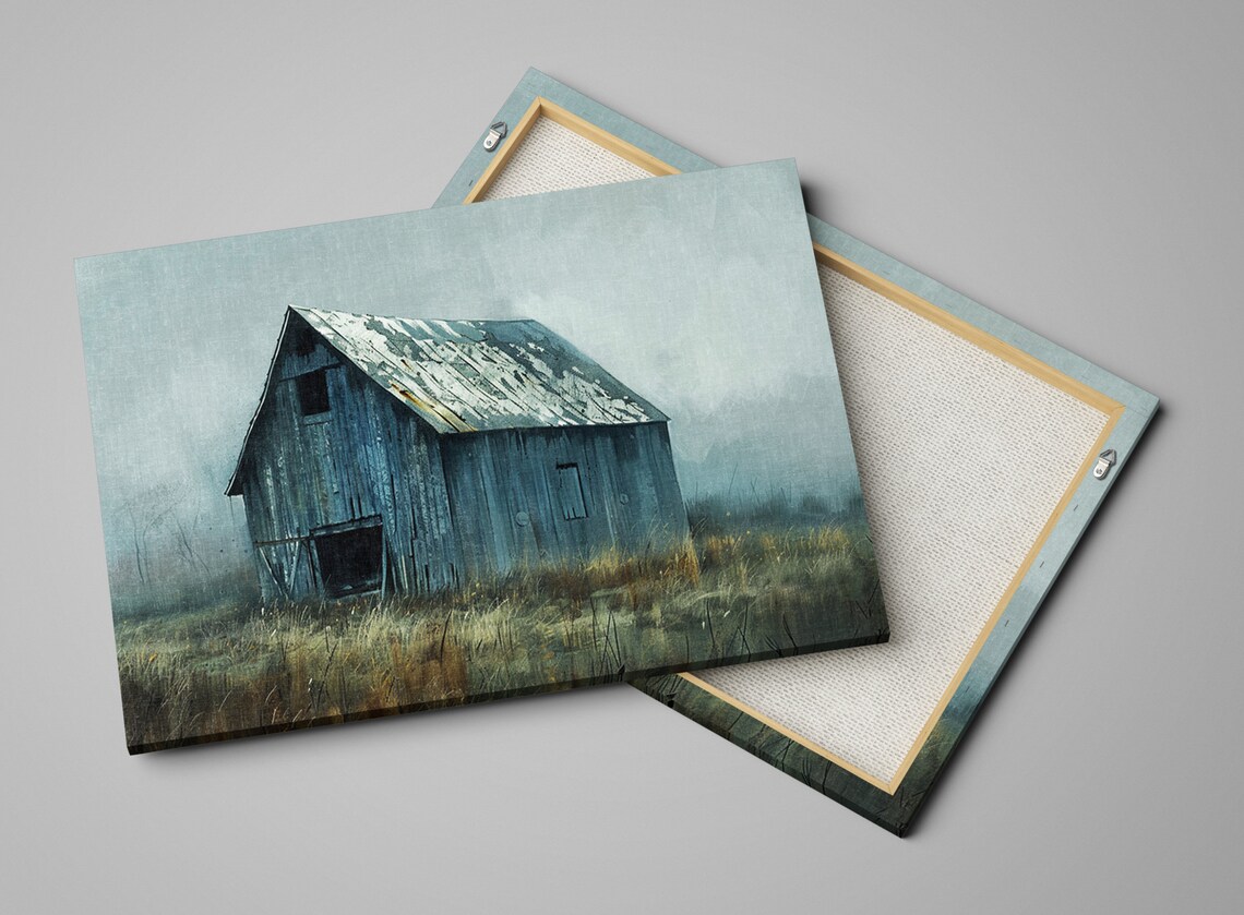 Rustic Farmhouse Barn Art Print, Farmhouse Wall Decor - Image 4
