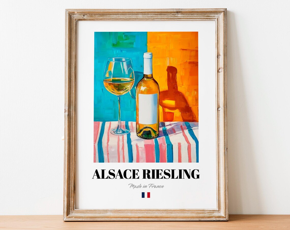 French Chenin Blanc Poster Print, Loire Valley Wine