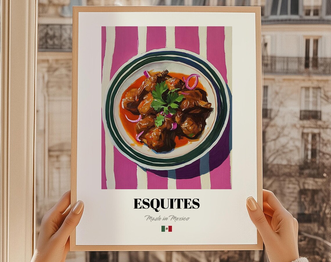 Esquites Poster Mexican Cuisine Art Food Print