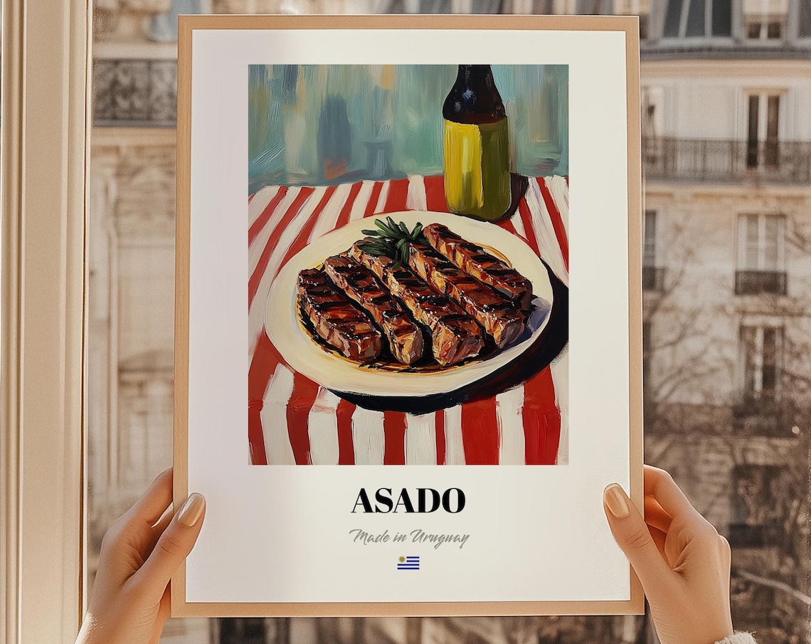 Asado Uruguayan Barbecue Cuisine Art Print