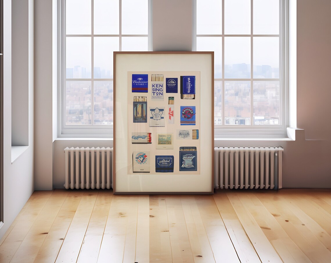 Toronto Matchbook Print, Vintage Travel Poster - Image 5