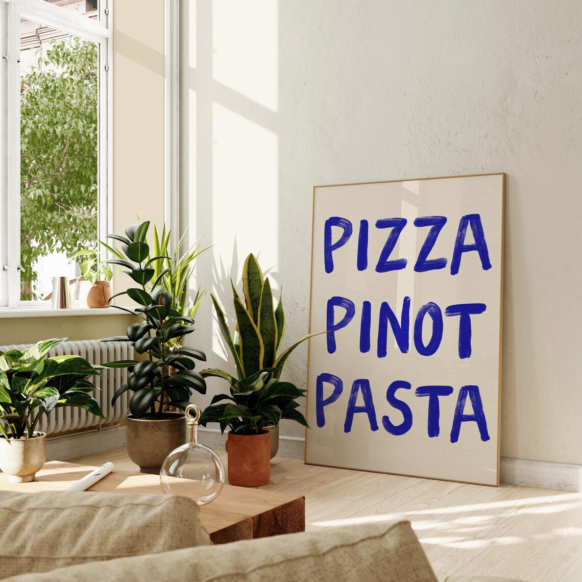 Italian Food Wall Art, Bold Typography Print - Image 3