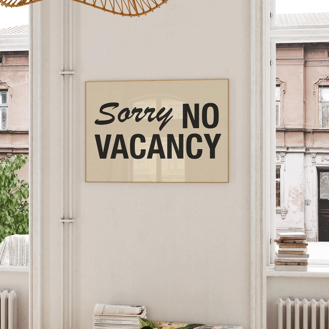 Retro Motel, No Vacancy Sign Poster Print - Image 3