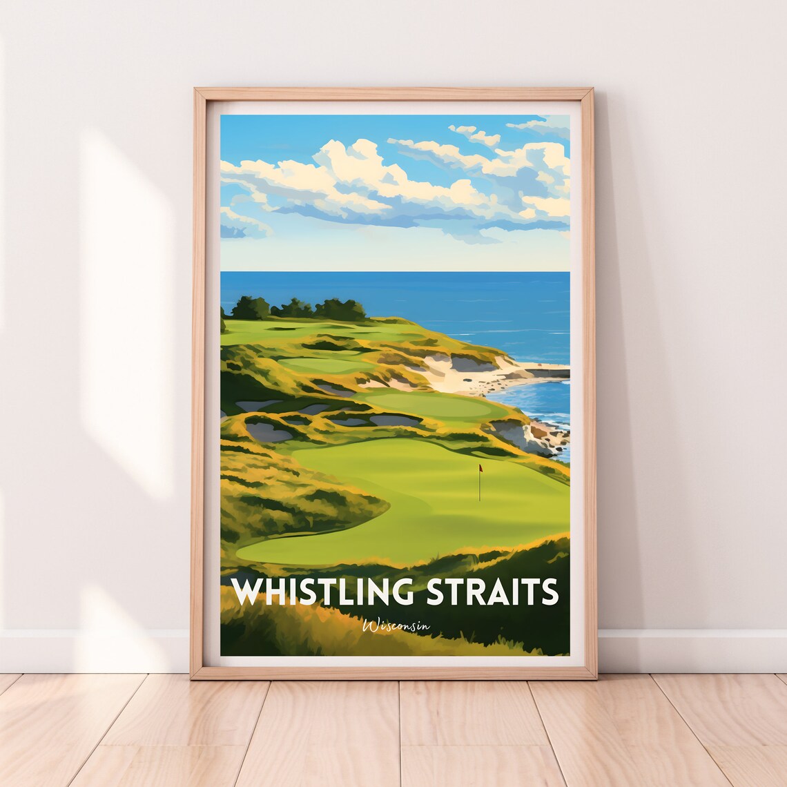 Whistling Straits Golf Gift Idea Poster Print