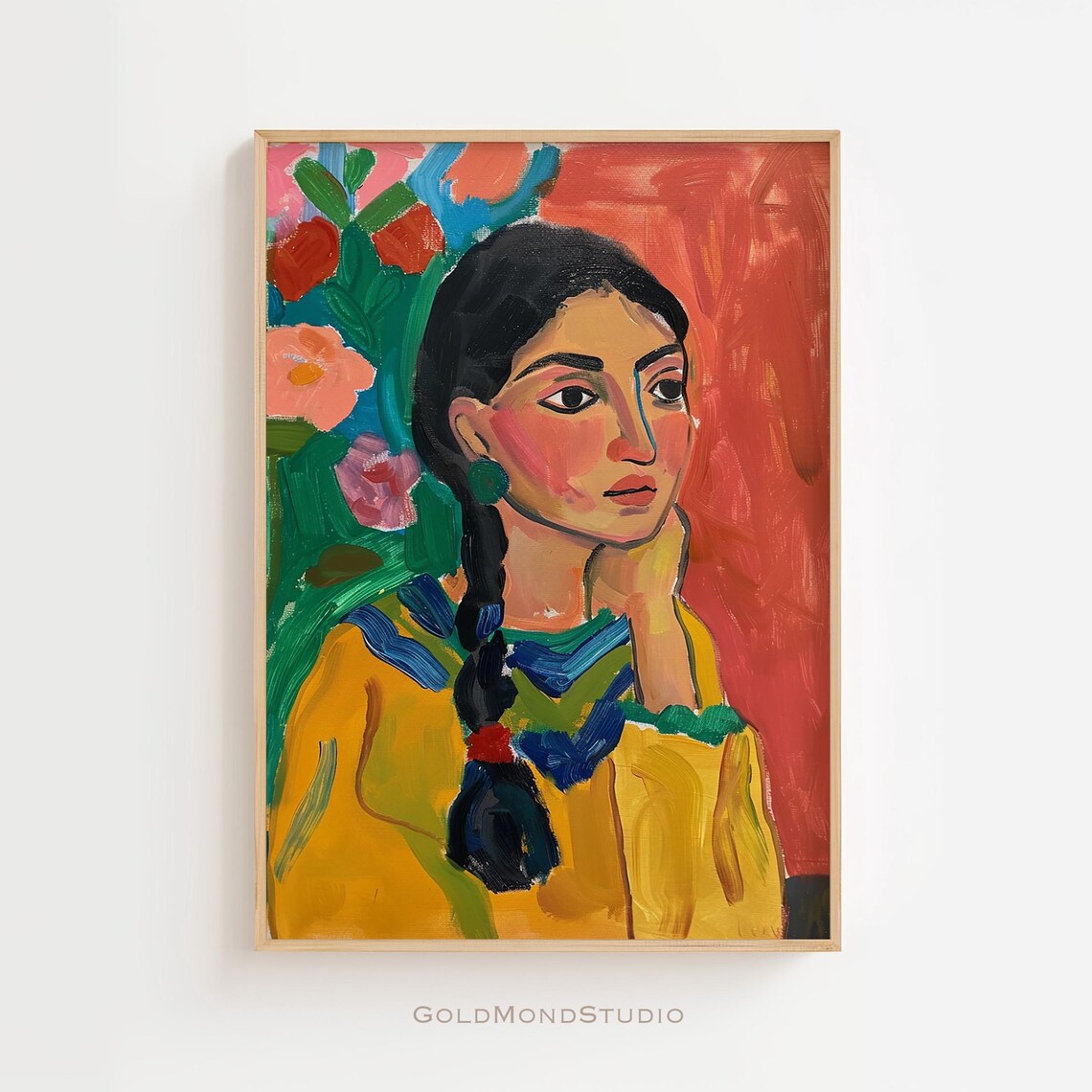 Henri Matisse Minimalist Art Print, Living Room