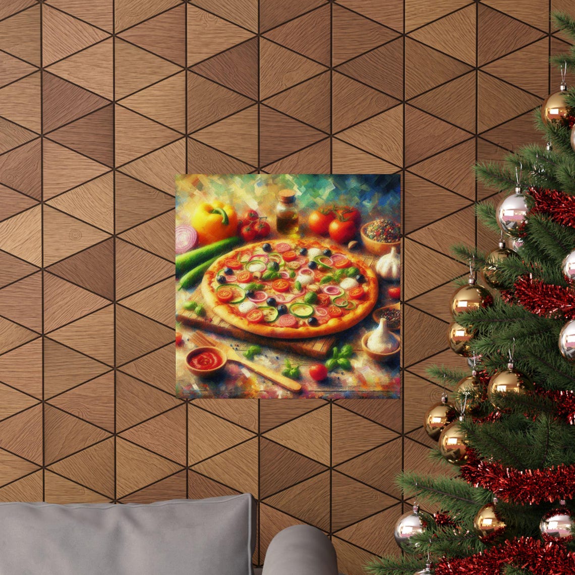 Delicious Colorful Pizza Still Life for the Italian Kitchen Poster - Image 6