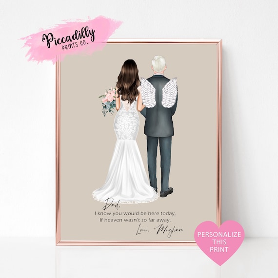 Personalized In Loving Memory Memorial Wall Art Print