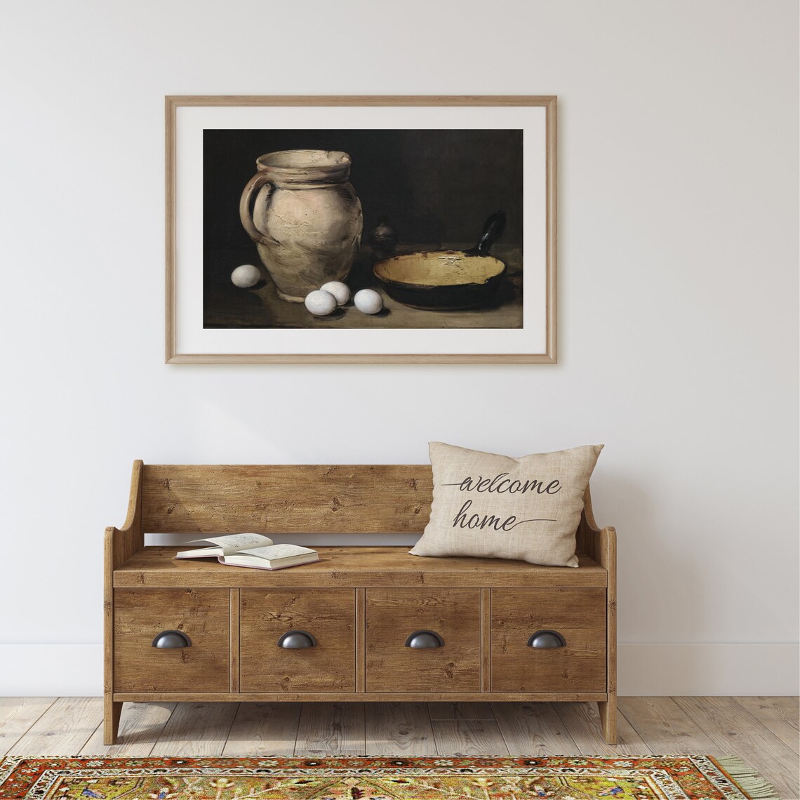 Kitchen Still Life Vintage Rustic Farmhouse Art Print - Image 2