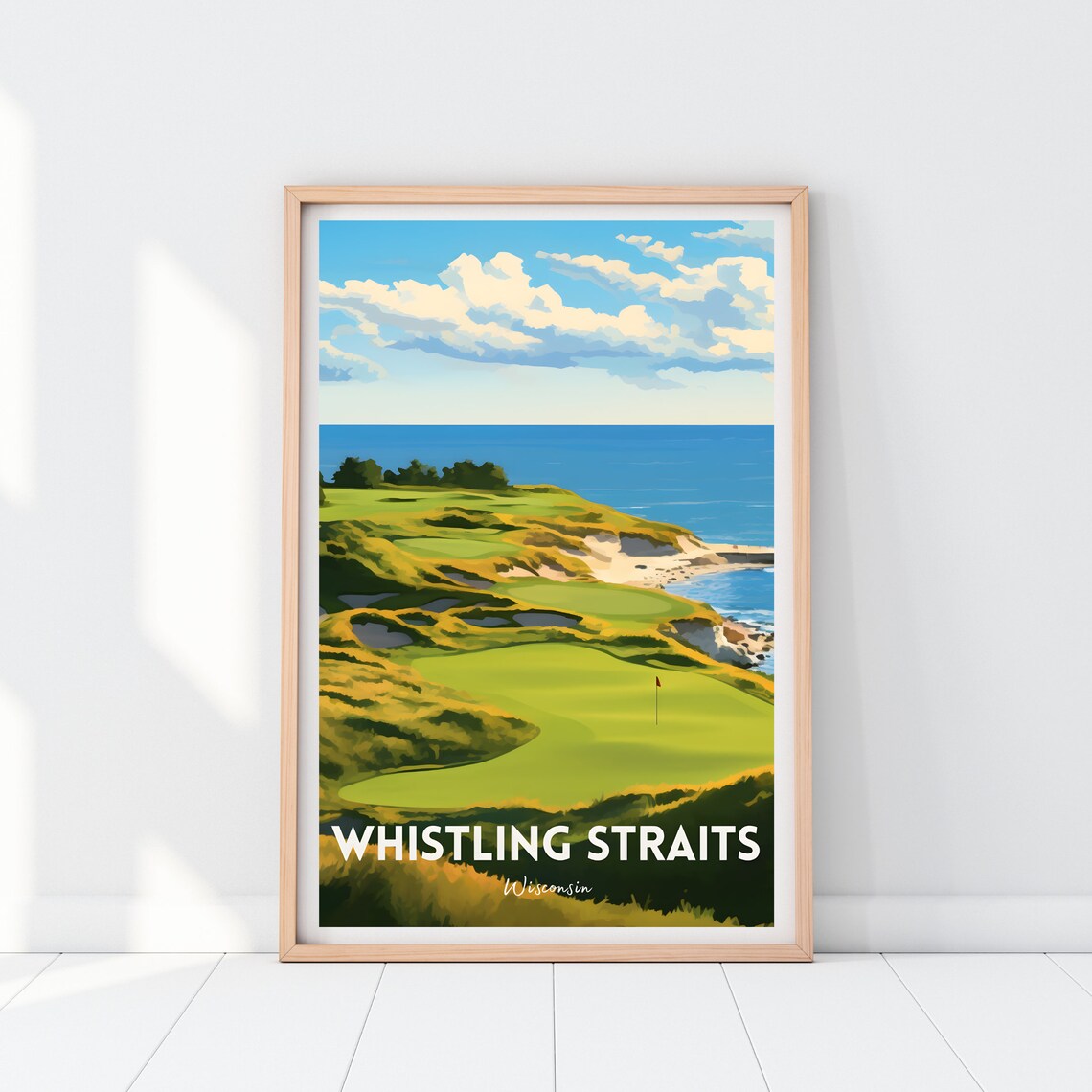 Whistling Straits Golf Gift Idea Poster Print - Image 2