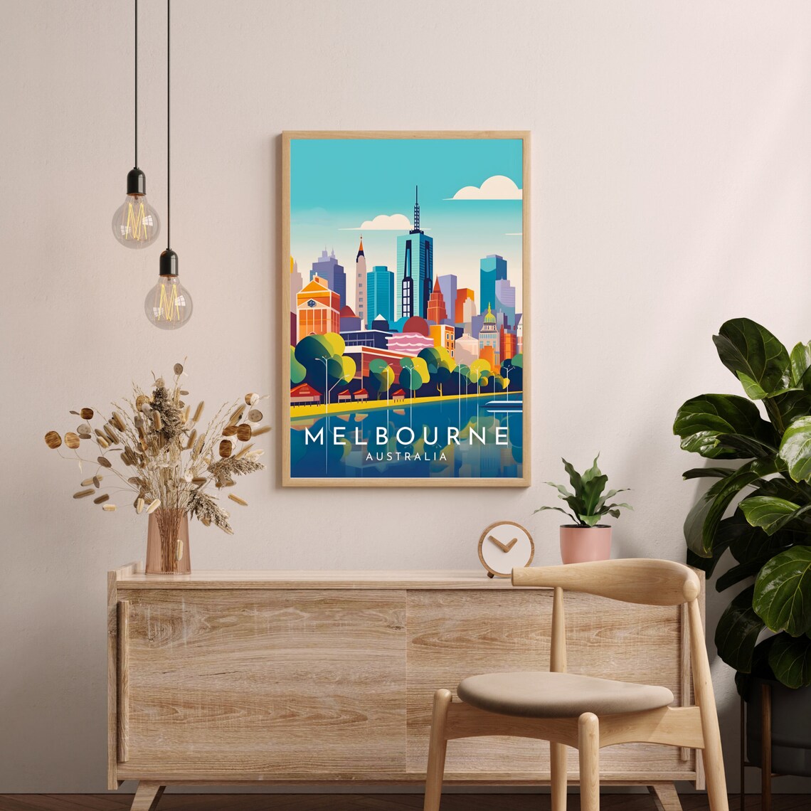Melbourne Australia Travel Poster, Travel Poster - Image 2