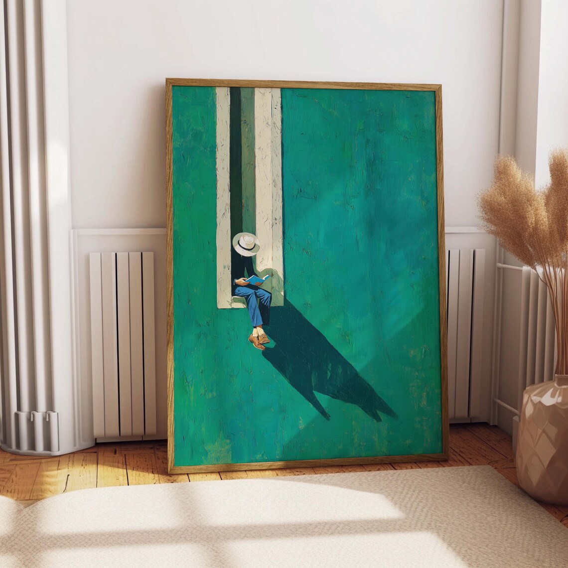 Minimalist Book Lover Art Print