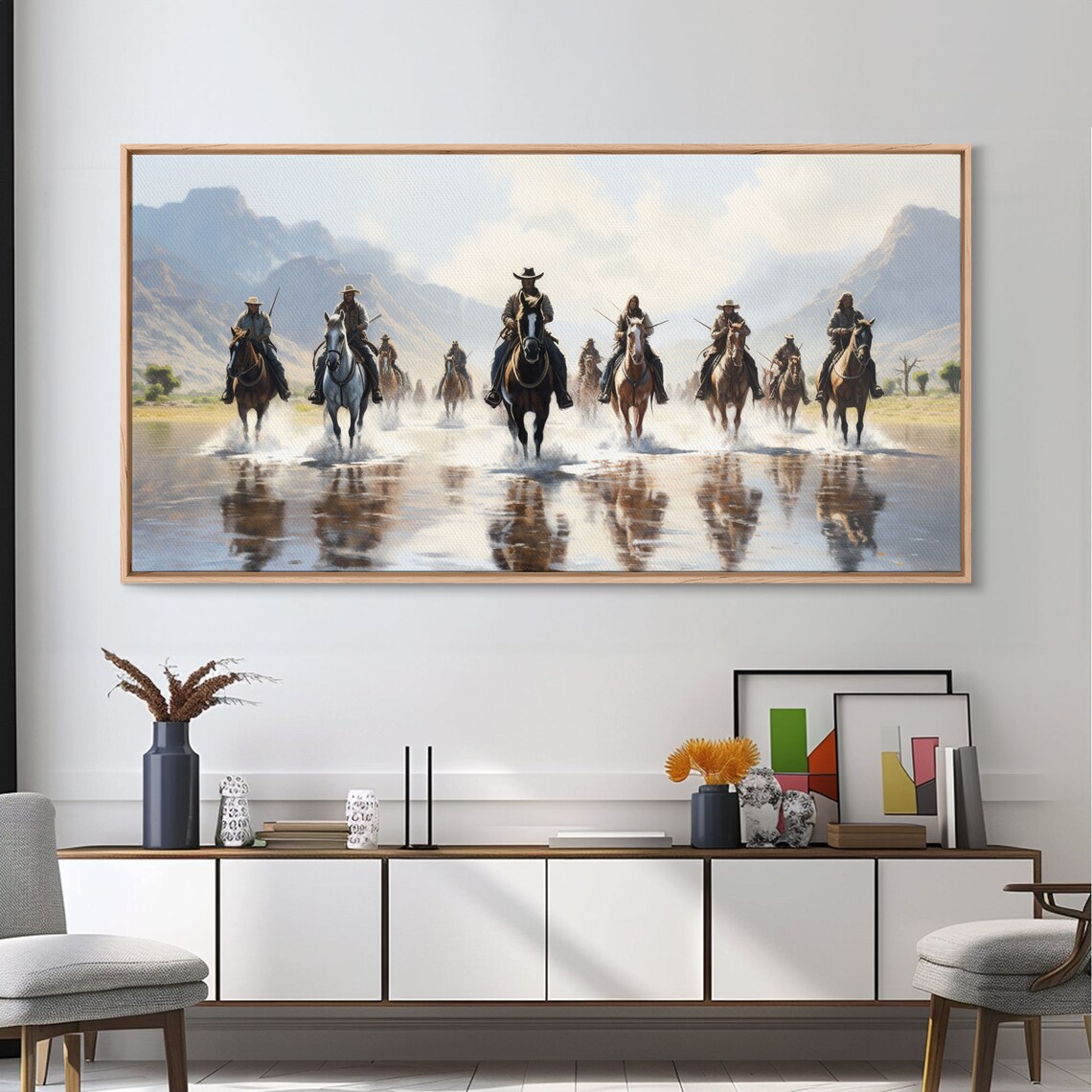 Western Cowboy Horse Art Print, Ranch Wall Decor - Image 5